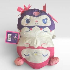 TeeTurtle 6" Pink & Purple Anniversary My Melody & Kuromi Reversible Plushie